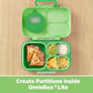 OmieBox® Lite Dip Containers Verde/Azul