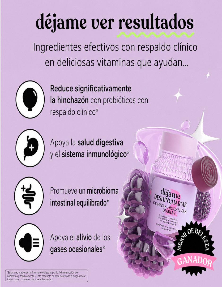 Debloat Gomitas para la salud digestiva e intestinal