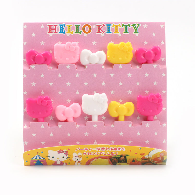 Palillos Decorativos 10pz - Hello Kitty