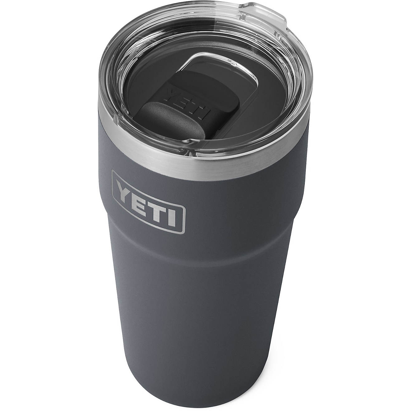RAMBLER® 16 OZ PINT STACKABLE CUP  WITH MAGSLIDER™ LID Charcoal