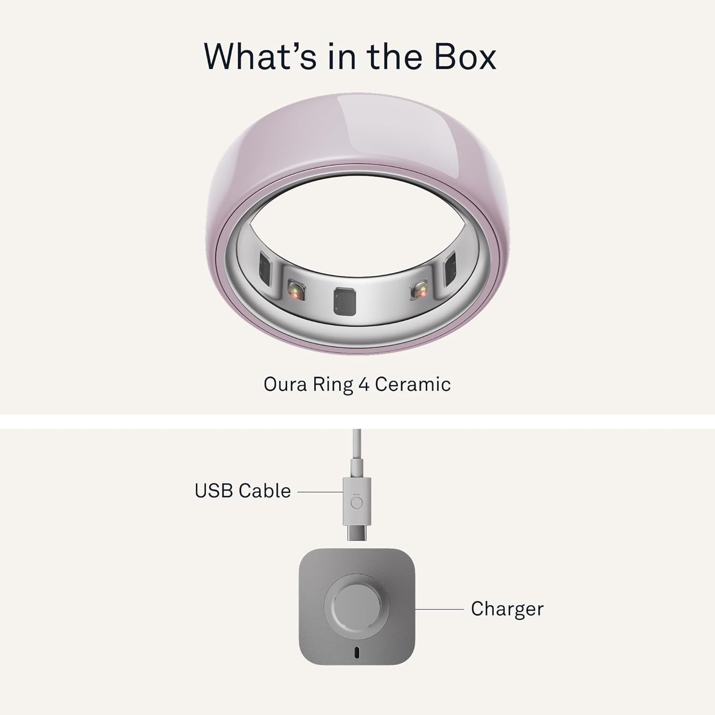 Oura - Ring 4 Cerámica - Pétalo