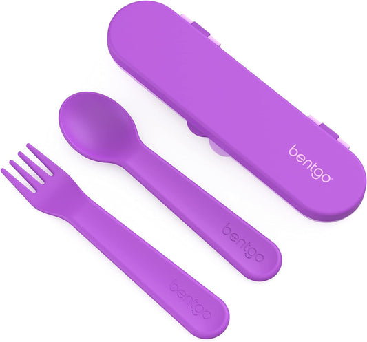 Bentgo Kids Utensils Set Púrpura