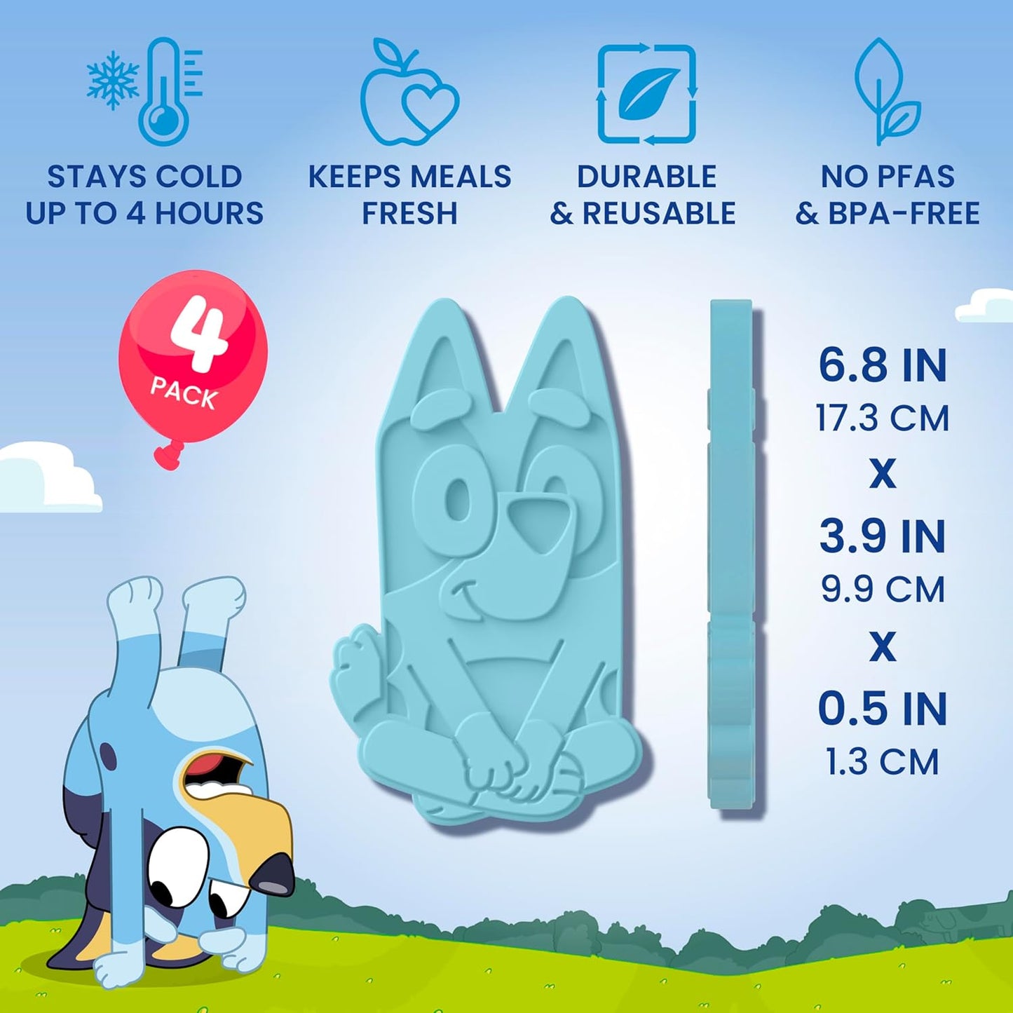 Bentgo + BLUEY Reusable Ice Packs