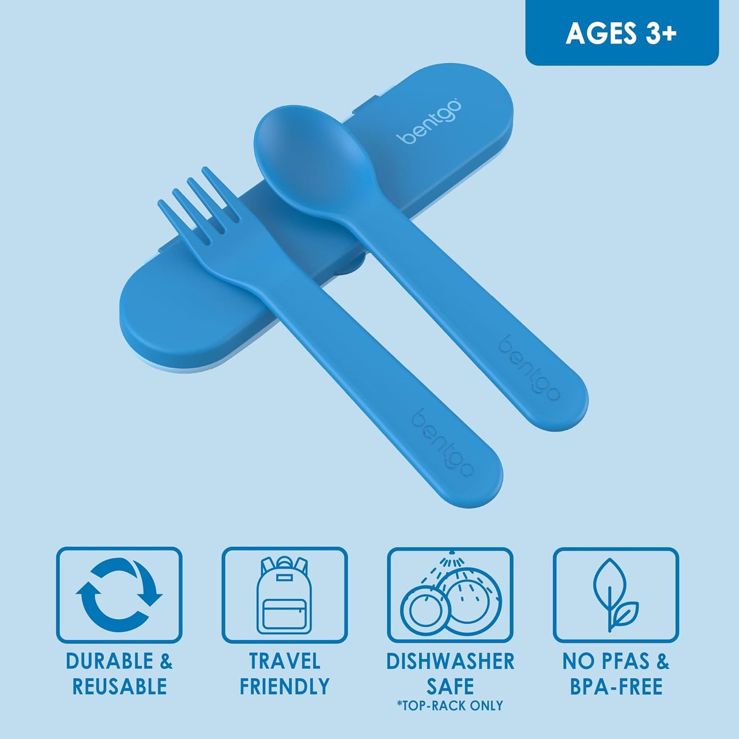 Bentgo Kids Utensils Set Azul