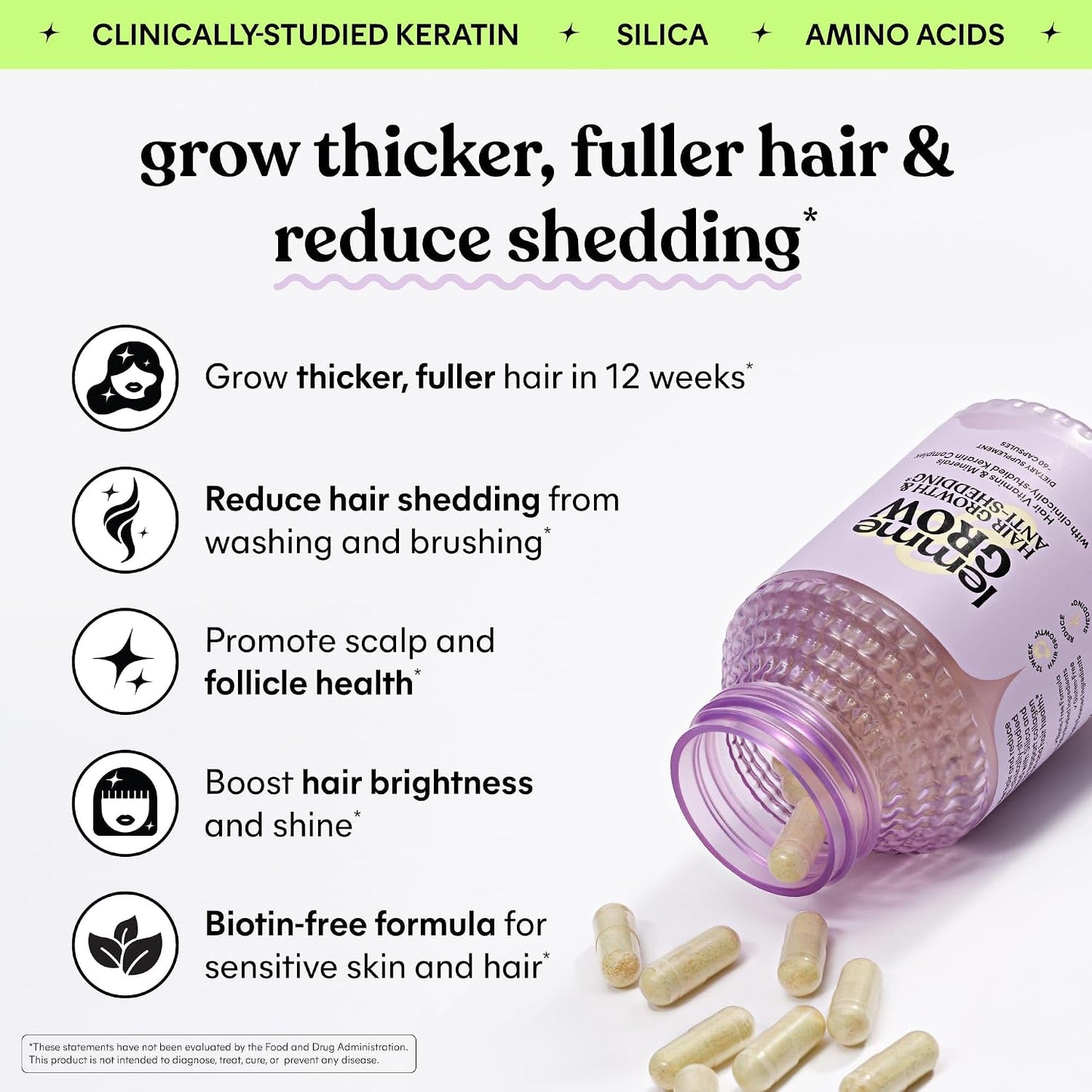 Suplemento para el Crecimiento del Cabello para Mujeres