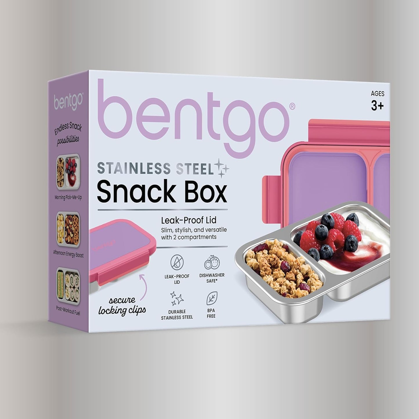 Bentgo snack  de acero inoxidable Lila
