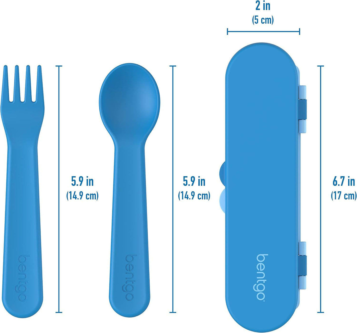 Bentgo Kids Utensils Set Azul
