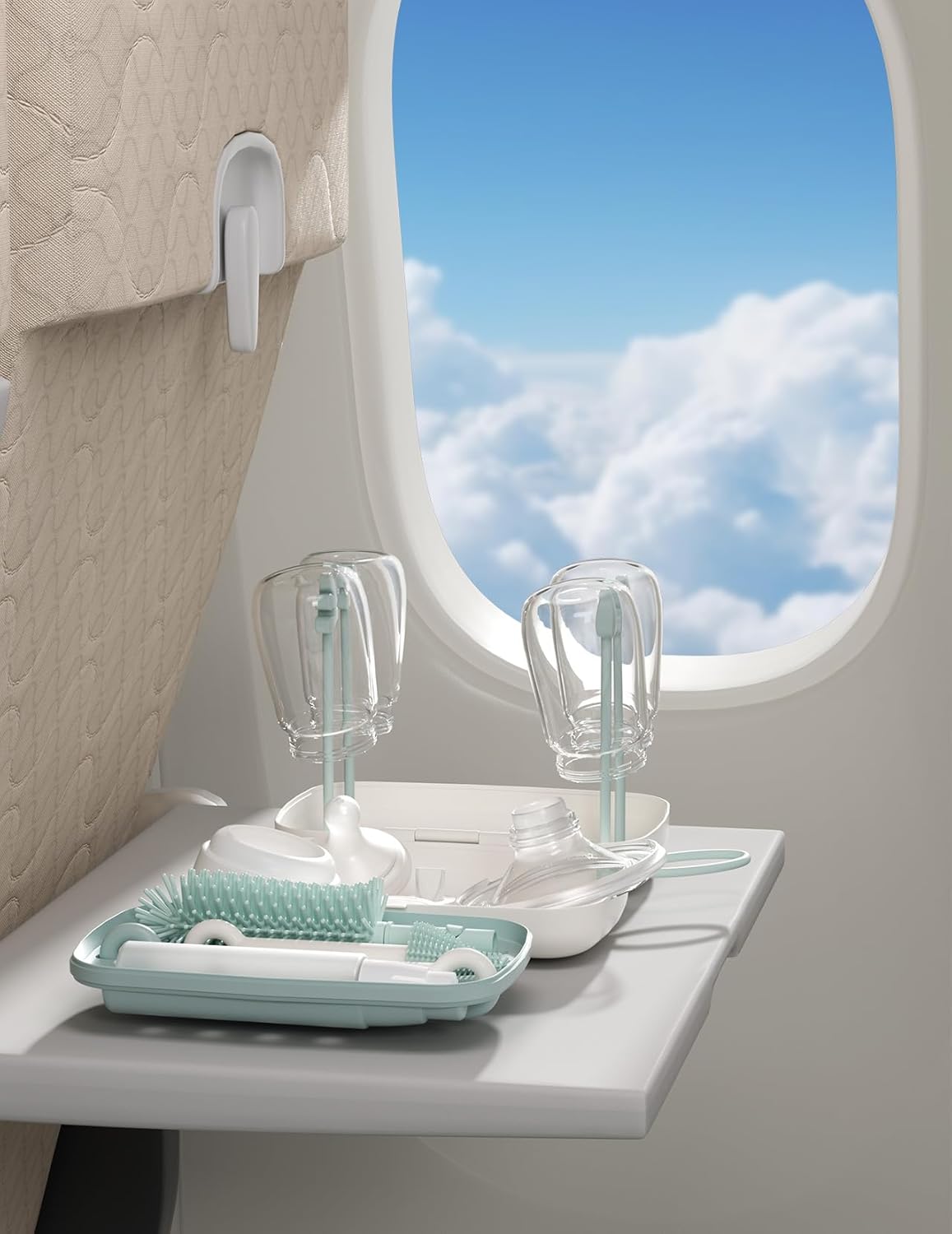 Juego de cepillos para biberones, kit limpiador de biberones