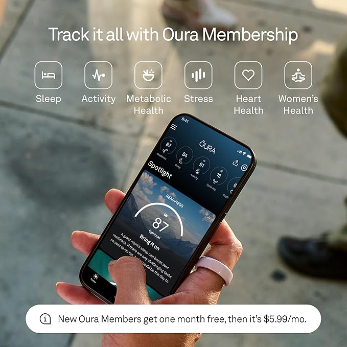 Oura - Ring 4 Cerámica - Nube