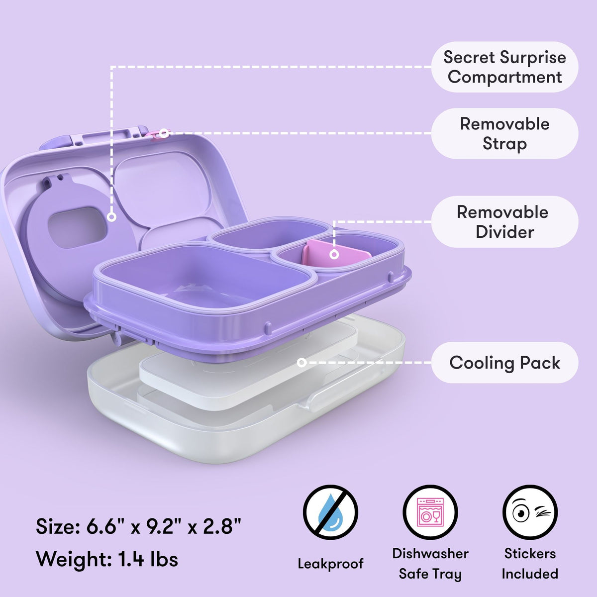 Preventa OmieBox Lite Lilac Puff
