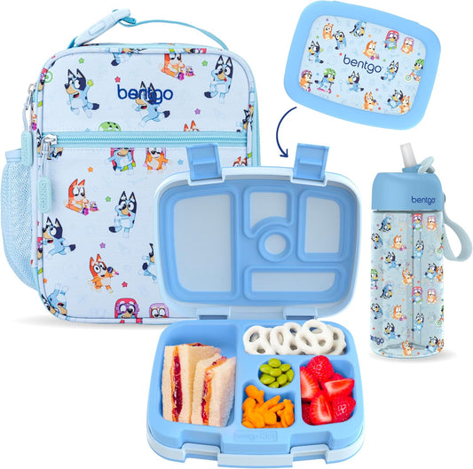 Preventa Set de tres piezas para la hora del almuerzo Bentgo + BLUEY Modelo Play Day