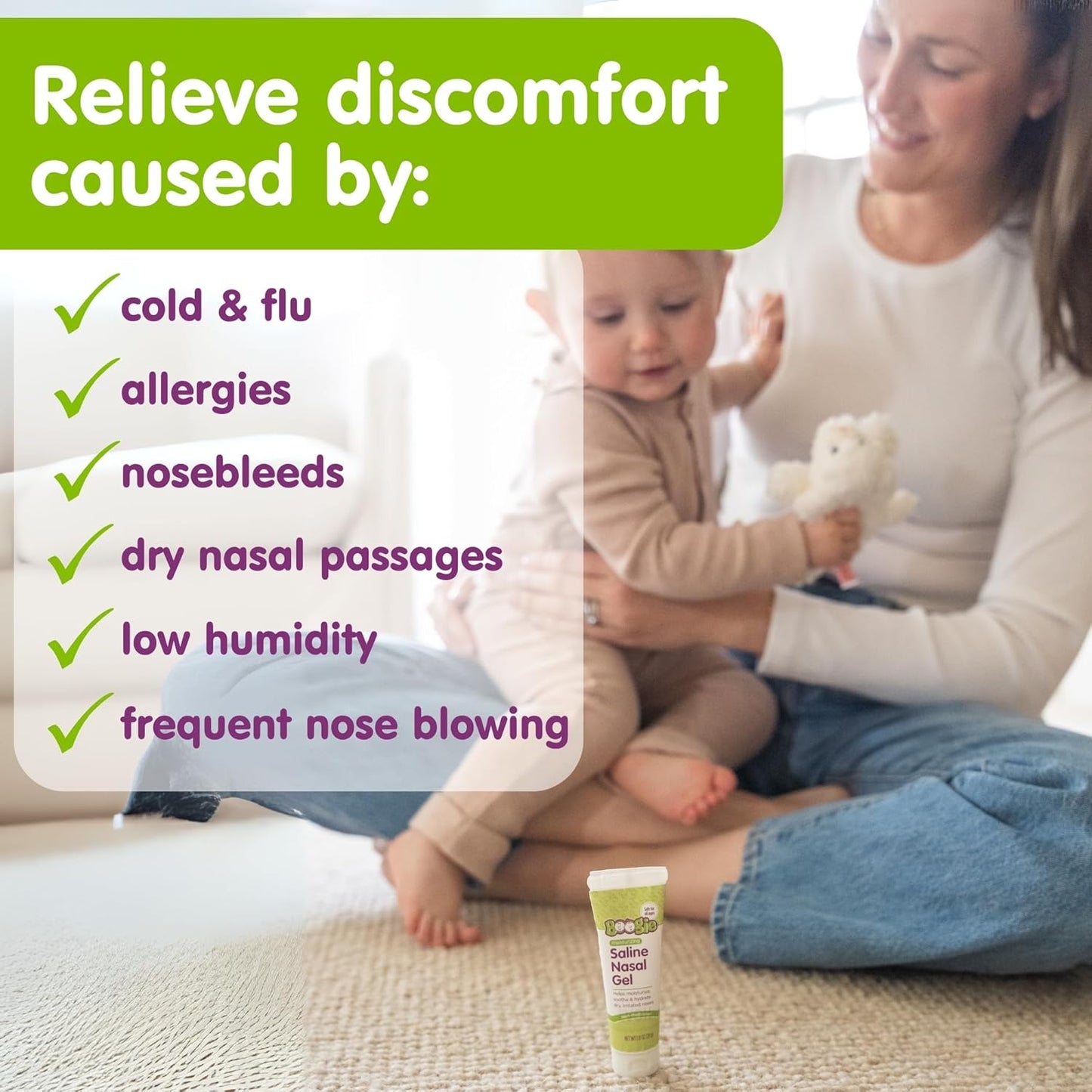 Gel nasal salina  de Boogie