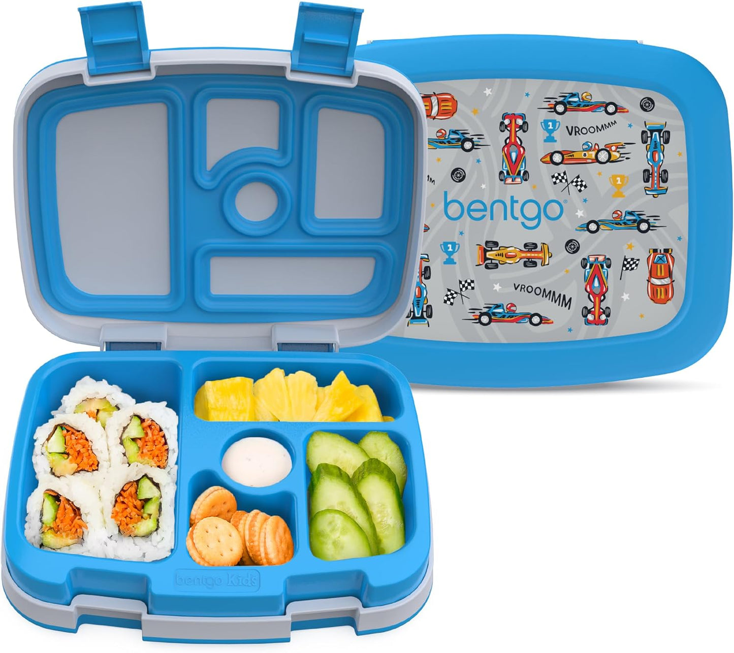 Bentgo Kids Prints Lunch Box Race Cars