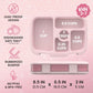 Bentgo Kids Prints Lunch Box Glitter Edition - Rosa pétalo