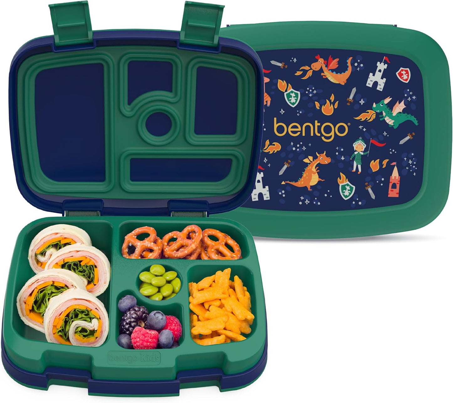 Bentgo Kids Prints Lunch Box Dragones y Caballeros
