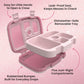 Bentgo Kids Prints Lunch Box Glitter Edition - Rosa pétalo