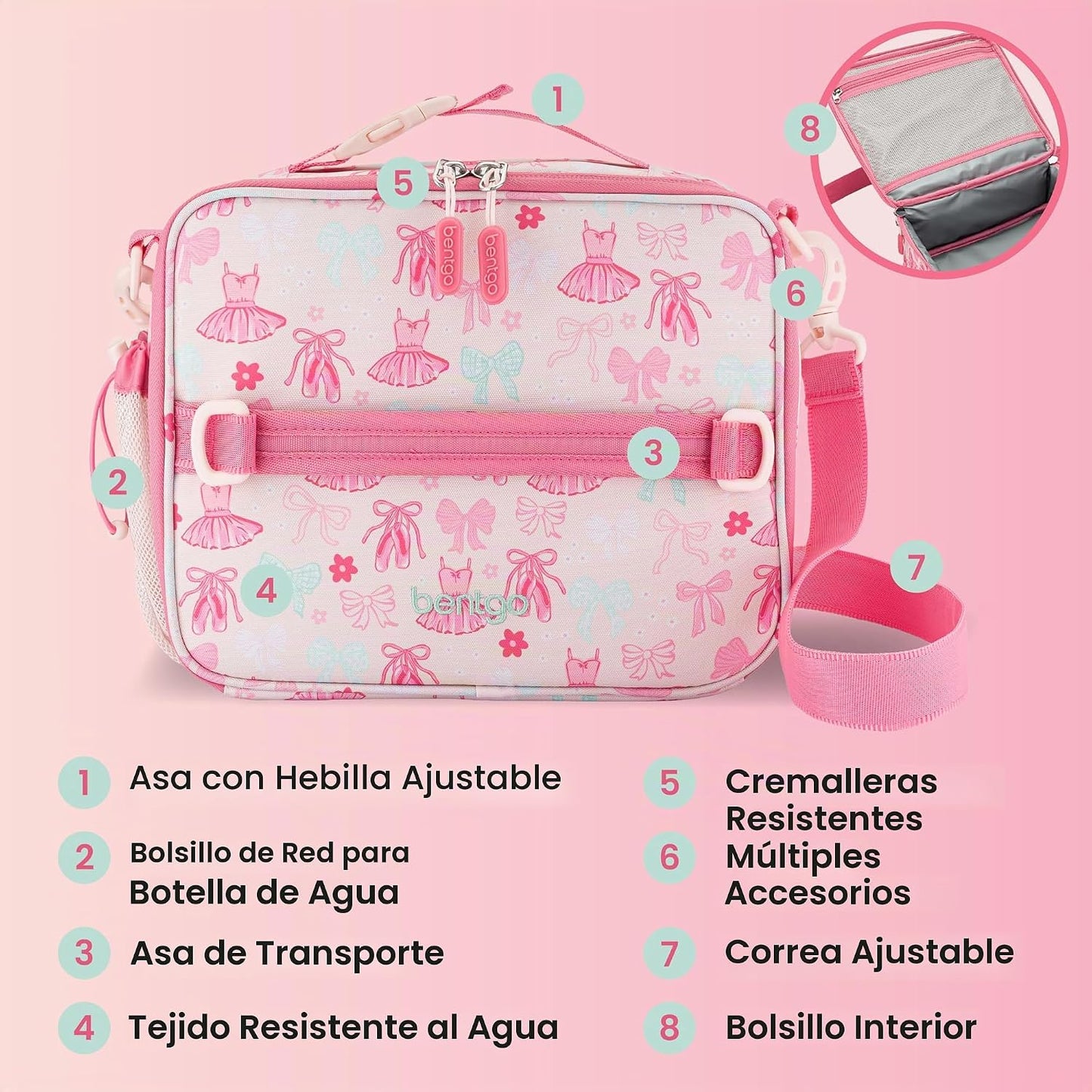 Lunch Bag Ballet y lazos