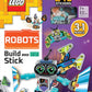 Libros LEGO(R). Build and Stick: Robots
