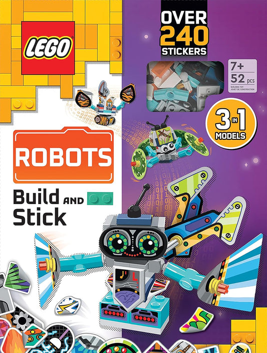 Libros LEGO(R). Build and Stick: Robots