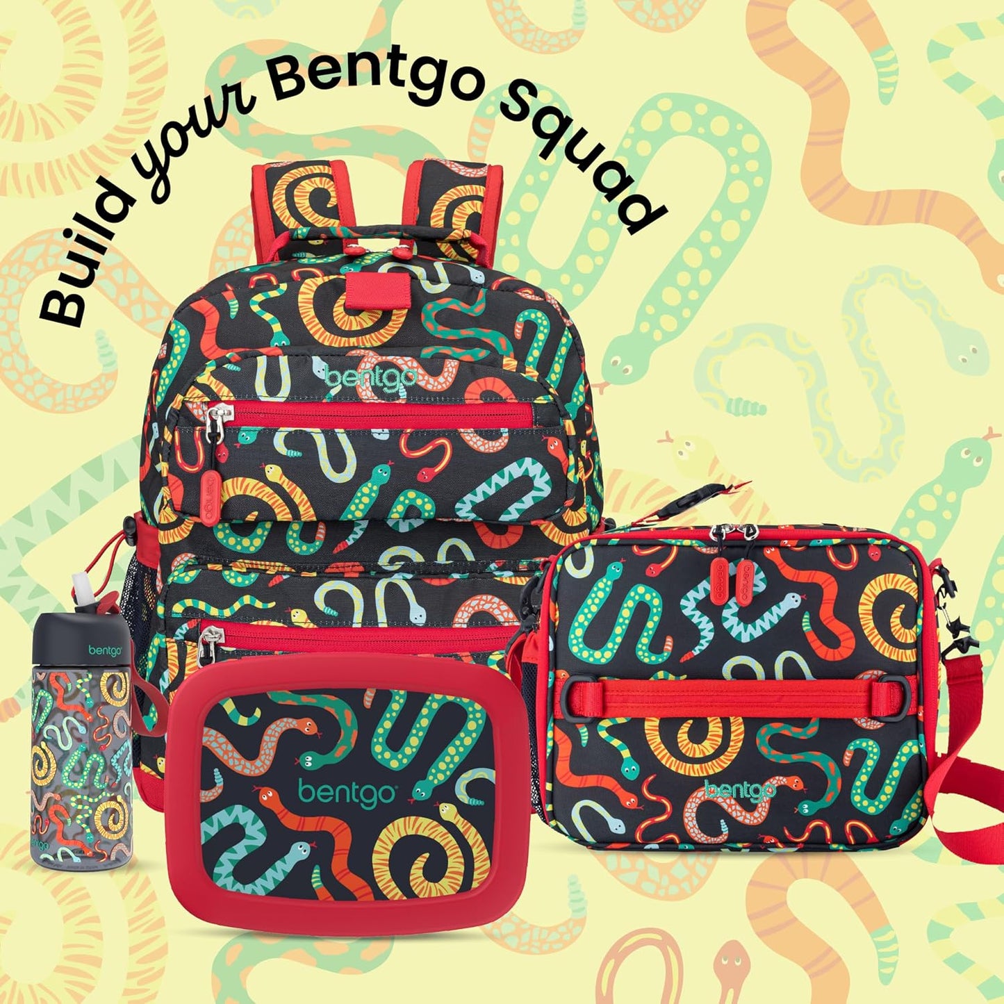 Bentgo Kids Prints Lunch Box serpientes