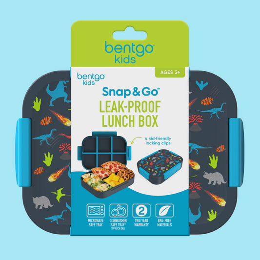 Bentgo Kids Snap & Go Lunch Box Dinosaur