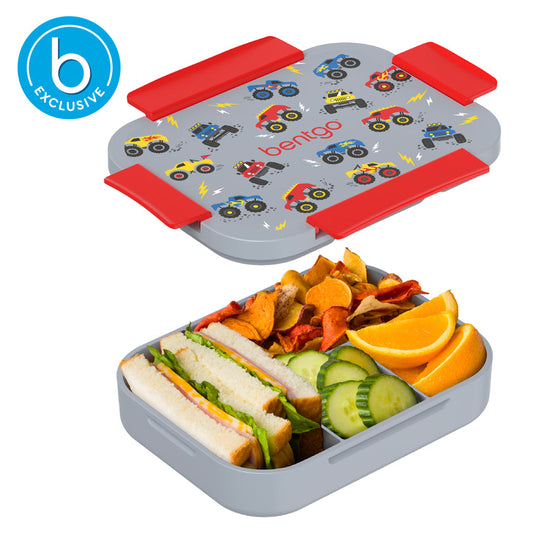 Bentgo Kids Snap & Go Lunch Box Trucks