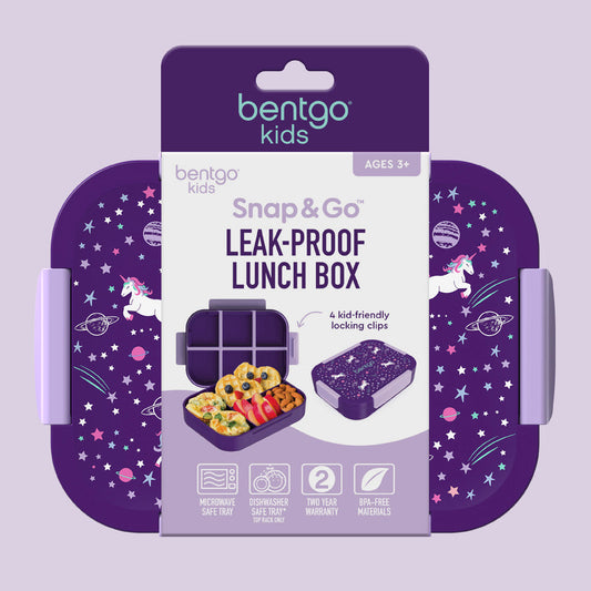 Bentgo Kids Snap & Go Lunch Box Unicorn