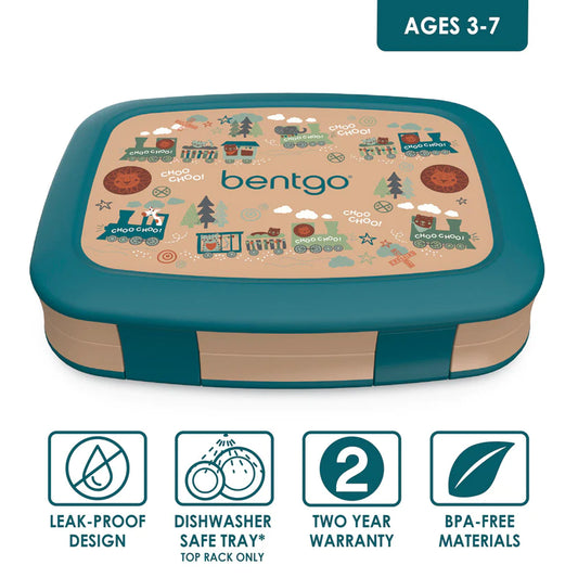 Bentgo Kids Prints Lunch Box Trains