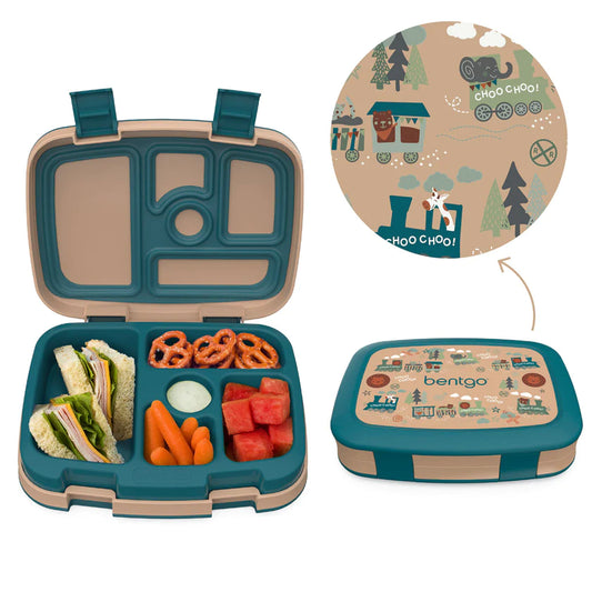 Bentgo Kids Prints Lunch Box Trains