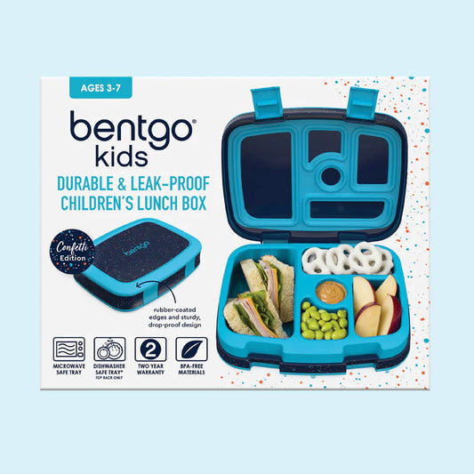 Bentgo Kids Prints Lunch Box | School Lunch Box Friendly Skies