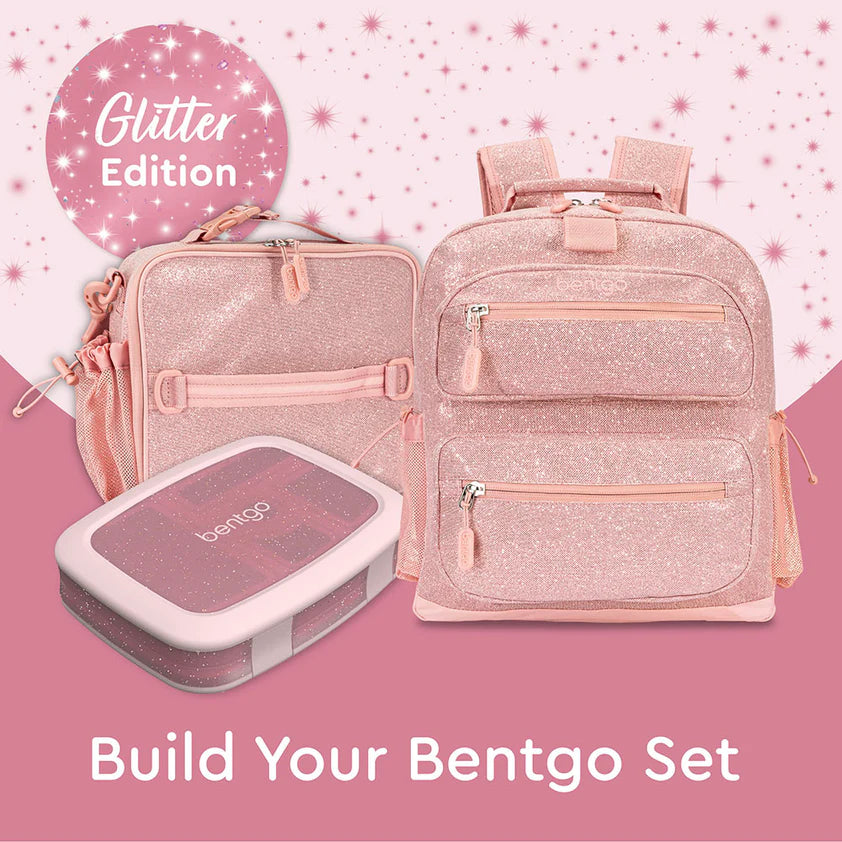 Bentgo Kids Lunch Bag Petal Pink Glitter