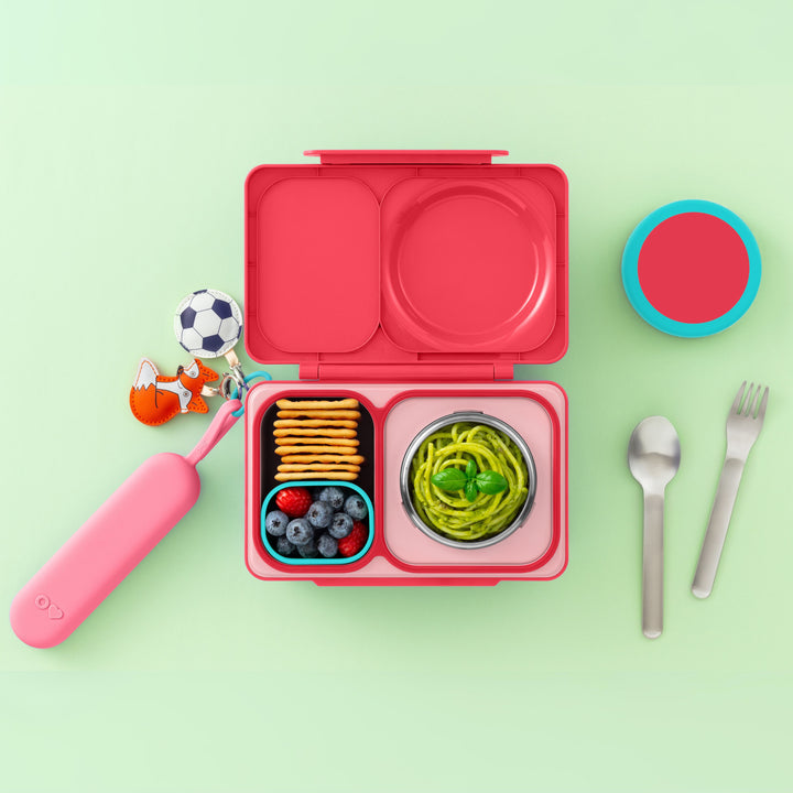 OmieBox UP Pod & Utensil Set Blush