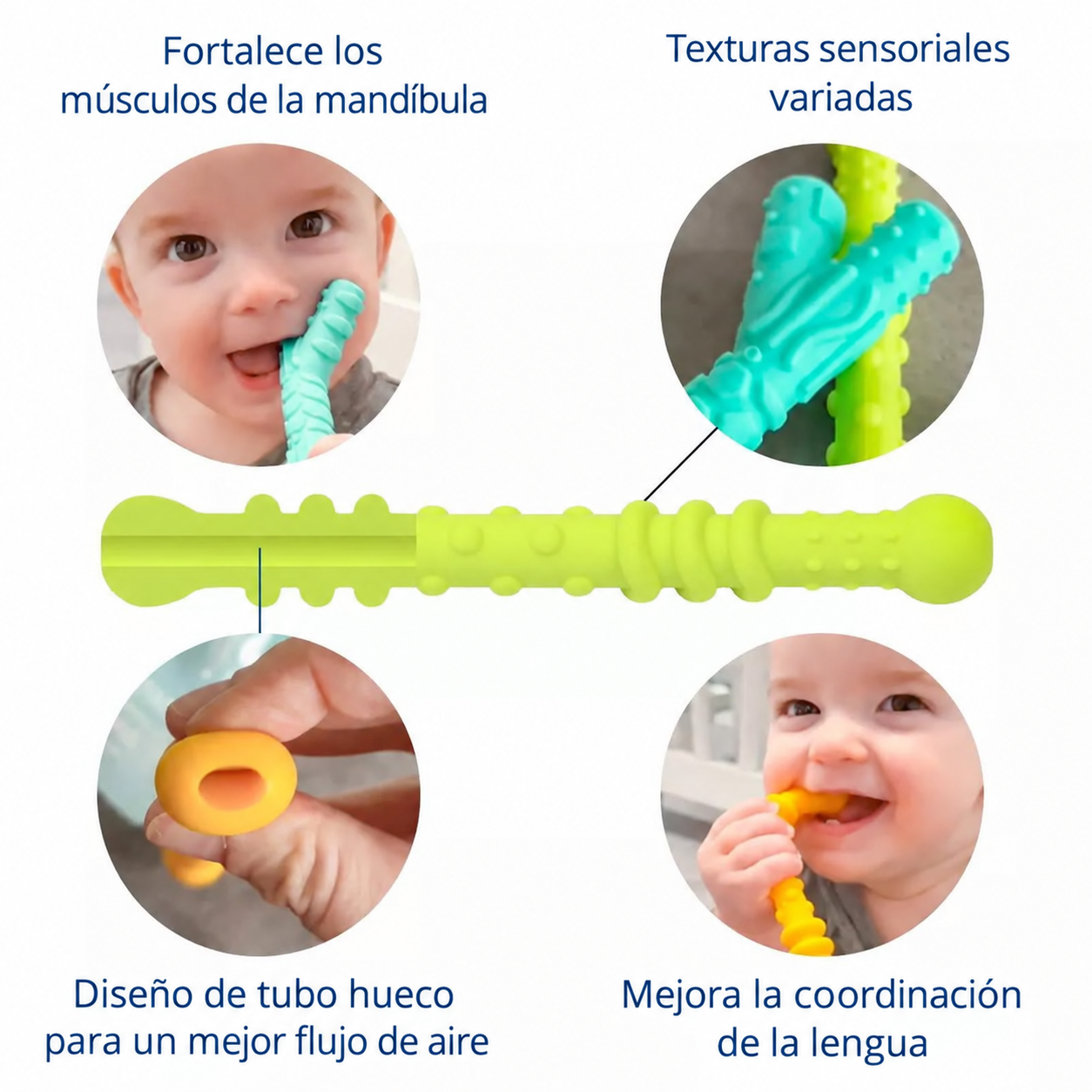 Pajitas mordedoras surtidas Re-Play