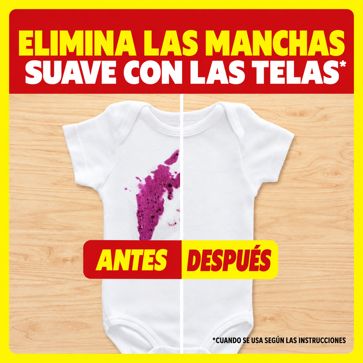 Spray quitamanchas para ropa de triple acción Shout - 650 ml