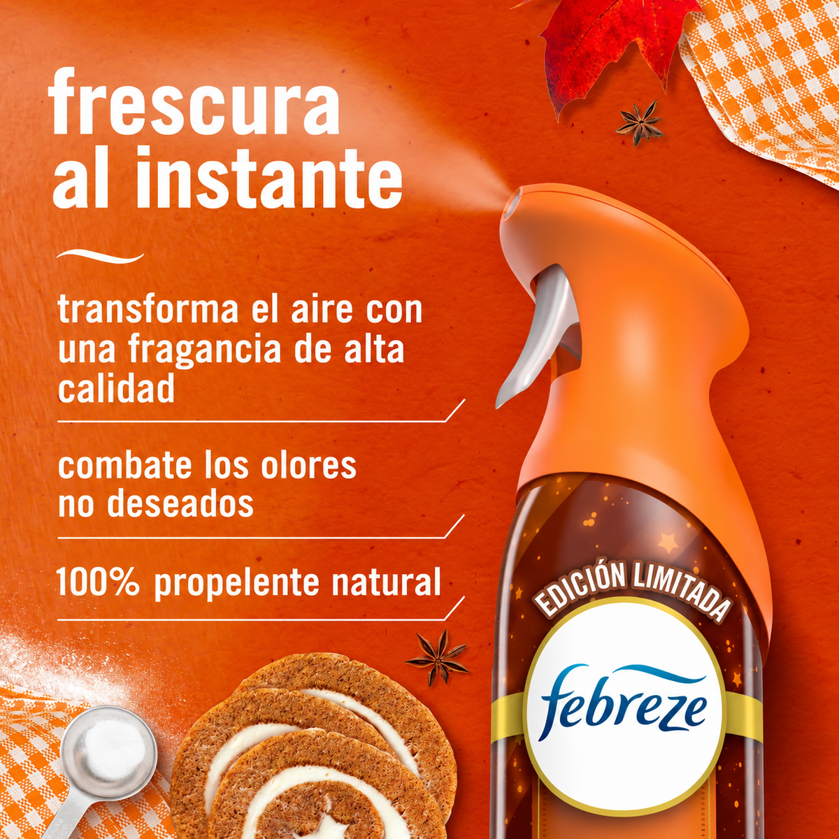Febreze aroma a calabazapaquete de 2 unidades
