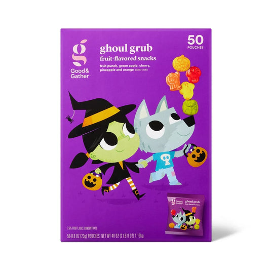 Halloween Ghoul Grab Fruit-Flavored Snacks - 40oz/50ct