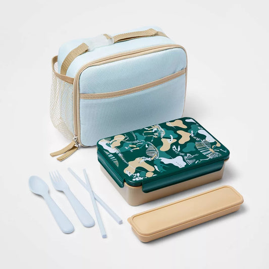 Lunch Box and Bag Set with Utensils Dino - Cat & Jack™