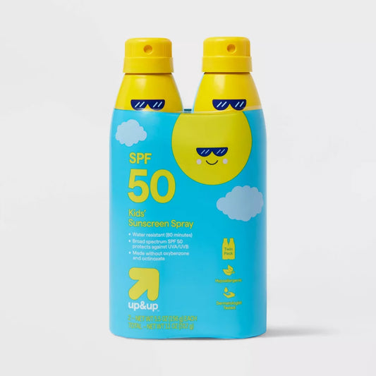Protector solar en aerosol para niños - FPS 50