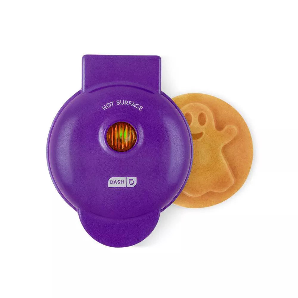 Dash Ghost Nonstick Mini Waffle Maker Purple