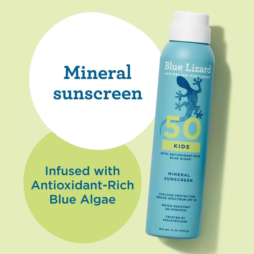 Blue lizard kids , protector solar en aerosol