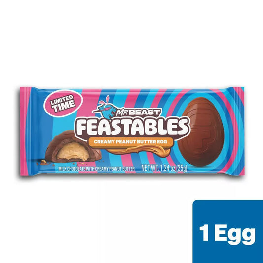 Huevo de Pascua de chocolate Feastables MrBeast - 1.24 oz
