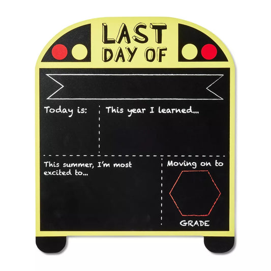 Reversible First & Last Day of School Sign School Bus - Mondo Llama™