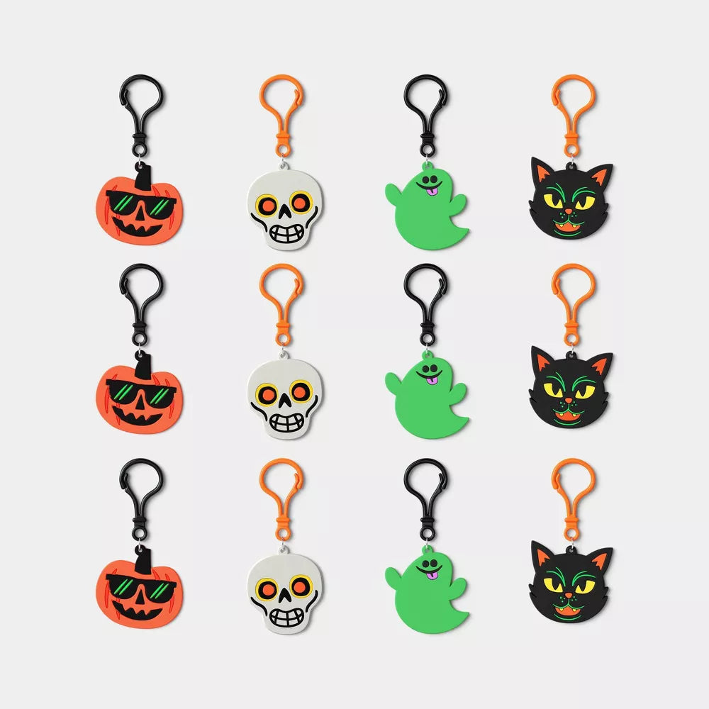 Llaveros Halloween 12 piezas