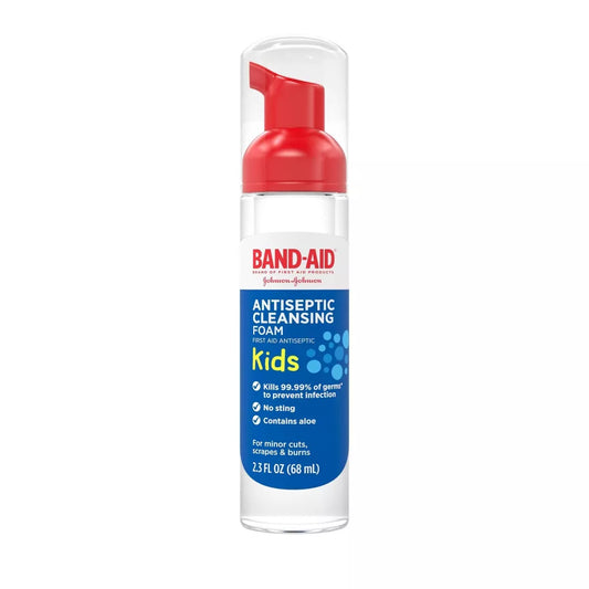 Espuma limpiadora antiséptica Band-Aid para niños - 2.3 fl oz