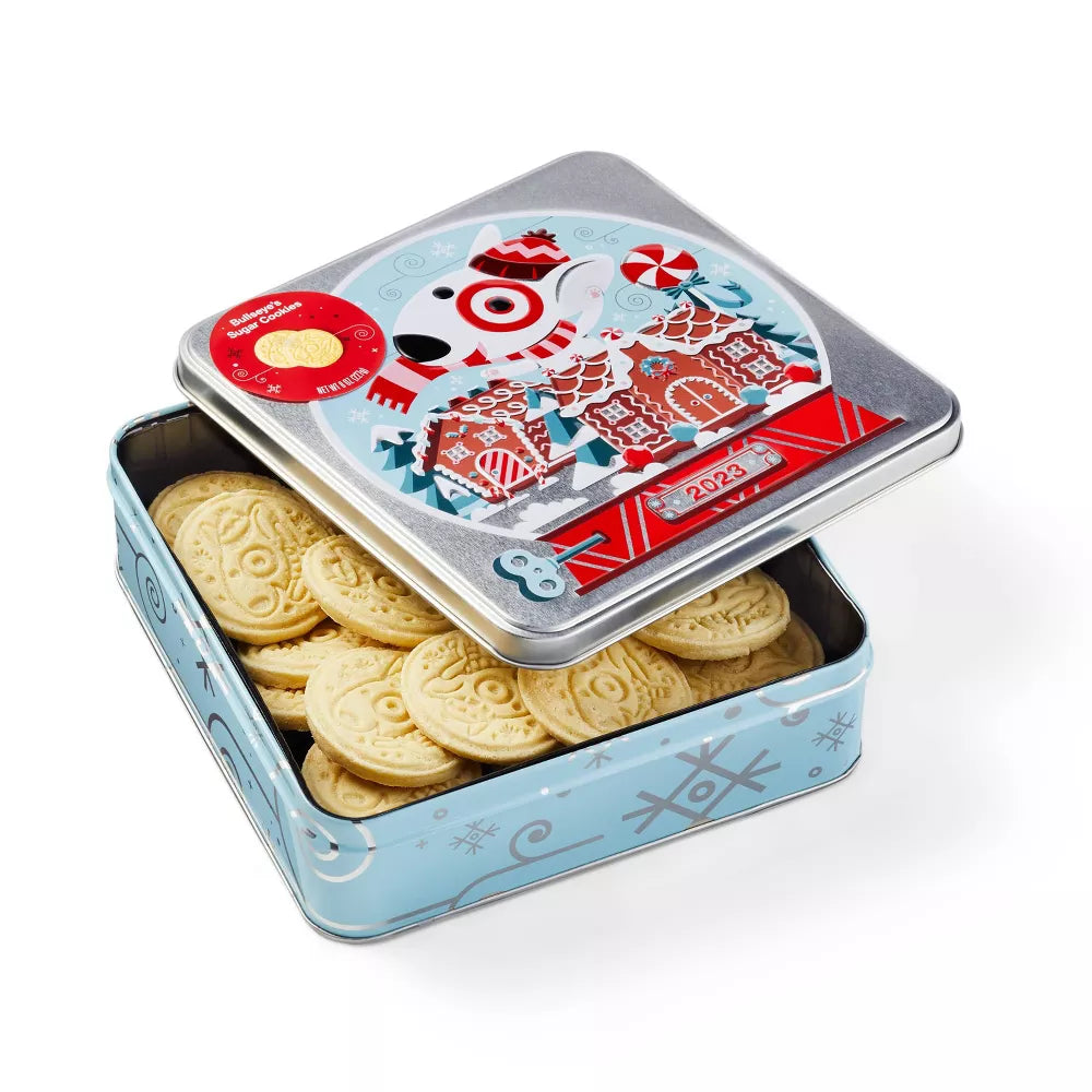 Holiday Bullseye's Sugar Cookies 2023 Collectible Tin - 8oz - Favorite Day™