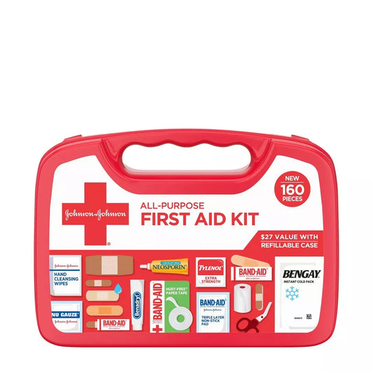 Kit de primeros auxilios Band-Aid - 160 unidades