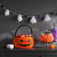 Cesta de calabaza de Halloween para pedir dulces