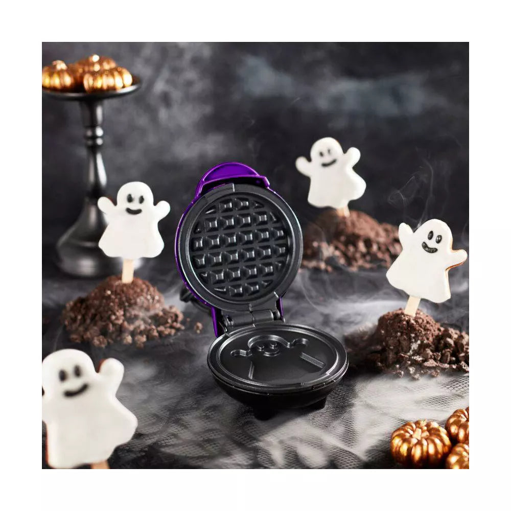 Dash Ghost Nonstick Mini Waffle Maker Purple