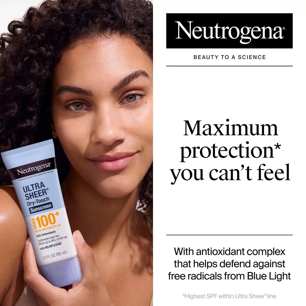 Loción corporal protectora solar Ultra Sheer Dry-Touch - Ligera - FPS 100+