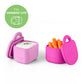OmieBox® Lite Dip Containers Rosa/Magenta